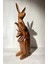 Ahşap Kanguru Biblo - 40 cm 1