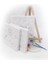 3'lü Çocuk Ressam Seti - 20 x 20 cm Önçizimli Tuval, 2 Ad. Fırça, Palet, Boyalar ve Şövale 1