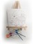 Kaplumbağa Çocuk Ressam Seti - 20 x 20 cm Önçizimli Tuval, 2 Ad. Fırça, Palet, Boyalar ve Şövale 1