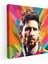 Pop Art Lionel Messi Duvar Sanatı - Lionel Messi, Lionel Messi, Renkli, Ev Dekorasyonu, 30X30 1
