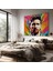 Pop Art Lionel Messi Duvar Sanatı - Lionel Messi, Lionel Messi, Renkli, Ev Dekorasyonu, 30X30 2