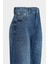 AÇELYAOKCU High Waist Wed Leg Mid Blue Extra Geniş Paça Jean 2