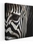 Zebra Kanvas Tablo Tablo - Majestic Zebra - Zebra, Duvar Dekorasyonu, Sığınak, Zebra, 30X30 1