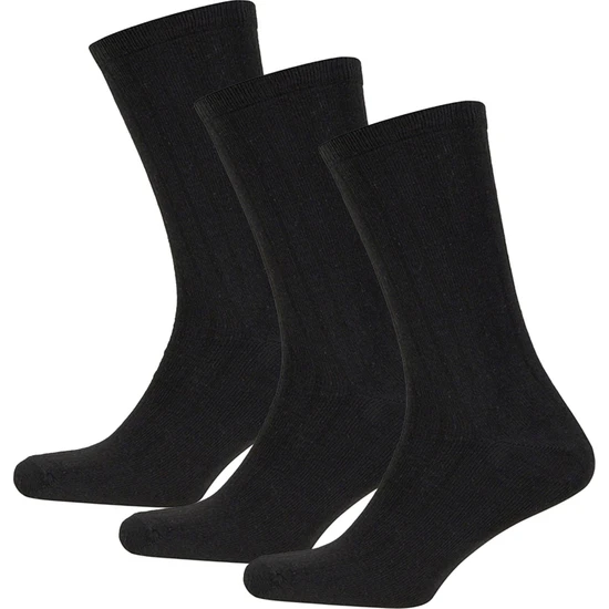 Thermoform Bambu Asker Çorap Siyah 3'lü Paket