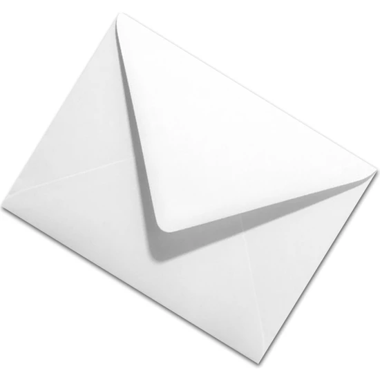 HIRDAWHAT Asil Mektup Zarfı  11,4X16,2 Beyaz