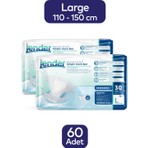 Jender Hasta Bezi L Bağlamalı 2 Paket 60 Bez