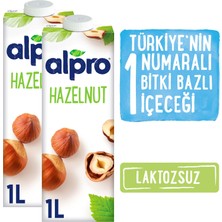 Alpro Fındık Sütü 2 x 1 lt Laktozsuz Bitkisel Vegan Süt