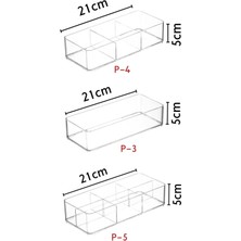 Nandy Home 3 Parça Çekmece Içi, Çok Amaçlı Düzenleyici Organizer Seti