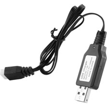 Decisive 2x USB Şarj Kablosu 7.4V 2s Li-Ion Pil Şarj Cihazı Için 18301 18302 18311 18312 1/18 Rc Araba Parçaları (Yurt Dışından)