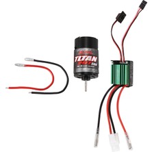 Decisive Rcxaz 320A Fırçalı Esc + 550 Fırçalı Motor 12T 21T 29T 35T 55T 1/10 Rc Paletli Eksenel SCX10 AXI03007 90046 Traxxas Trx4 D90,3 (Yurt Dışından)