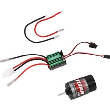 Decisive Rcxaz 320A Fırçalı Esc + 550 Fırçalı Motor 12T 21T 29T 35T 55T 1/10 Rc Paletli Eksenel SCX10 AXI03007 90046 Traxxas Trx4 D90,3 (Yurt Dışından)