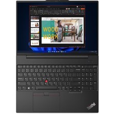 LENOVO ThinkPad E16 Gen 1 i7-1355U 24GB 1TB SSD MX550 Windows11Pro 16" WUXGA Taşınabilir Bilgiayar 21JQS2MDTX010