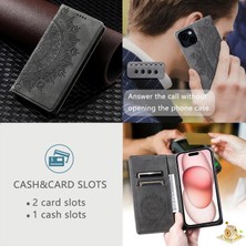 Yihang Boutique iPhone 14 Pro Cüzdan Kılıfı Kart Yuvası Standı Güçlü Manyetik Deri Çevirme Katlama Koruyucu Telefon Kılıfı (Yurt Dışından)