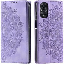 Yihang Boutique Oppo A78 5G/A58 5g Cüzdan Kılıfı Kart Yuvası Standı Güçlü Manyetik Deri Çevirme Katlama Koruyucu Telefon Kılıfı (Yurt Dışından)