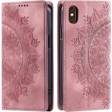 Yihang Boutique iPhone Xs Max Cüzdan Kılıfı Kart Yuvası Standı Güçlü Manyetik Deri Çevirme Katlama Koruyucu Telefon Kılıfı (Yurt Dışından)