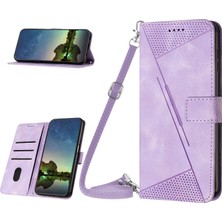 Yihang Boutique Oppo Reno 6 5g ile Uyumlu Kordon Crossbody Boyun Askısı Koruyucu Çevirme Yumuşak Pu Deri Telefon Kılıfı (Yurt Dışından)