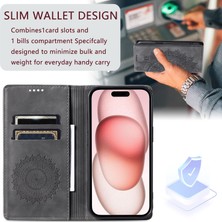 Yihang Boutique Xiaomi Redmi 12 Cüzdan Kılıfı Kart Yuvası Standı Güçlü Manyetik Deri Çevirme Katlama Koruyucu Telefon Kılıfı (Yurt Dışından)