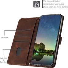 Yihang Boutique Oppo Reno 6 5g ile Uyumlu Kordon Crossbody Boyun Askısı Koruyucu Çevirme Yumuşak Pu Deri Telefon Kılıfı (Yurt Dışından)