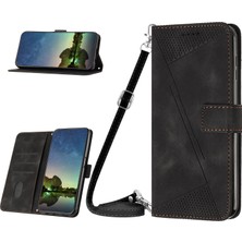 Yihang Boutique Samsung Galaxy x Cover 4s ile Uyumlu Kordon Crossbody Boyun Askısı Koruyucu Çevirme Yumuşak Pu Deri Telefon Kılıfı (Yurt Dışından)