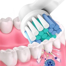 Beatitude 4 Adet Oral B Uyumlu Şarjlı Diş Fırçaları Uyumlu Muadil Yedek Kafa Ağız Bakım Yedek Fırça Başlığı