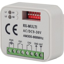 Galaxxy Garaj Kapısı Için Uzaktan Kumanda Anahtarı Alıcısı 300-868MHZ Ac/dc 9-30V (Yurt Dışından)