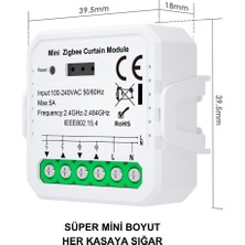 Novato Tuya Uyumlu Zigbee Perde Panjur Kepenk Kontrolcüsü ( 220V / 3A ) - Mobil Uygulama, Anahtar Girişli, Otomatik Kalibrasyon, Yüzdesel Kontrol, Google Asistan Amazon Alexa Destekli Switch