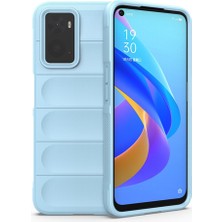 SPHONE Realme 9i 4g Kılıf Içe Doğru Dalgalı Kasisli Içi Süet Kadife Kamera Korumalı Kapak