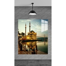 Meta Cam Ortaköy Camii Tablosu Hediyelik Ofis ve Evlerinize