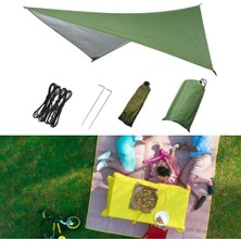 Lnshop Dayanıklı Çadır Tarp 230X140CM Çadırı Ölgelik Örtüsü Yeşil (Yurt Dışından)