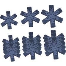 Lnshop Tencere Bakeware Yapışmaz Tava Için 12 Parça Çizilmez Tava Koruyucuları A-Gri (Yurt Dışından)