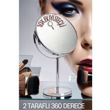 Mırıl Shop 6 Adet 10x Büyüteçli 2 Taraflı Banyo Makyaj Aynası