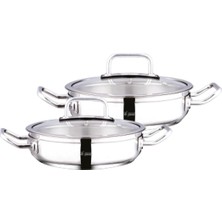 Aryıldız Elegant Cam 4 Parça Sahan Seti