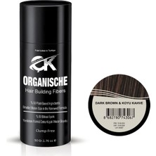 Organische Hair Building Fibers 50 gr Koyu Kahve  Saç Tozu