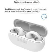 Ambie Kemik Iletim Kablosuz Bluetooth Kulaklık Klips Kulaklık (Yurt Dışından)