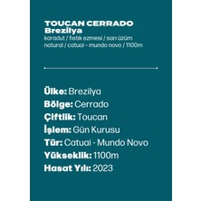 Tetra N Roastery Brezilya Toucan Cerrado - Filtre Kahve- 250 gr
