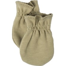 Little Gusto Eldiven Yenidoğan Haki Organik Pamuk