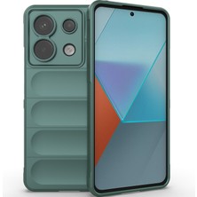 Eabhulie Xiaomi Redmi Note 13 Pro Için Yumuşak Tpu Kaymaz Telefon Kılıfı - Yeşil (Yurt Dışından)