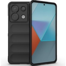 Eabhulie Xiaomi Redmi Note 13 Pro Için Yumuşak Tpu Kaymaz Telefon Kılıfı - Siyah (Yurt Dışından)