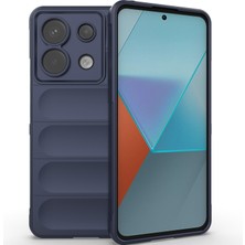 Eabhulie Xiaomi Redmi Note 13 Pro Için Yumuşak Tpu Kaymaz Telefon Kılıfı - Lacivert (Yurt Dışından)