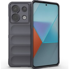 Eabhulie Xiaomi Redmi Note 13 Pro Için Yumuşak Tpu Kaymaz Telefon Kılıfı - Koyu Gri (Yurt Dışından)