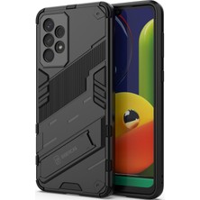 Eabhulie Samsung Galaxy A33 5g Için Sert Pc Tpu Hibrit Düşme Önleyici Stand Telefon Kılıfı - Siyah (Yurt Dışından)