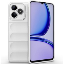 Eabhulie Realme C55 Için Yumuşak Tpu Kaymaz Telefon Kılıfı - Beyaz (Yurt Dışından)