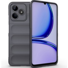 Eabhulie Realme C55 Için Yumuşak Tpu Kaymaz Telefon Kılıfı - Koyu Gri (Yurt Dışından)