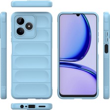 Eabhulie Realme C55 Için Yumuşak Tpu Kaymaz Telefon Kılıfı - Mavi (Yurt Dışından)