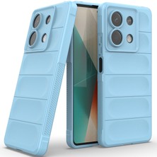 Eabhulie Xiaomi Redmi Note 13 Için Yumuşak Tpu Kaymaz Telefon Kılıfı - Mavi (Yurt Dışından)