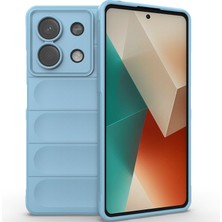 Eabhulie Xiaomi Redmi Note 13 Için Yumuşak Tpu Kaymaz Telefon Kılıfı - Mavi (Yurt Dışından)