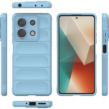 Eabhulie Xiaomi Redmi Note 13 Için Yumuşak Tpu Kaymaz Telefon Kılıfı - Mavi (Yurt Dışından)