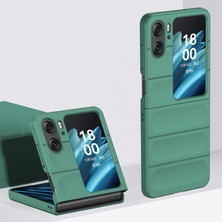 Eabhulie Oppo Find N2 Flip Için Dayanıklı Pc Kauçuk Darbeye Dayanıklı Telefon Kılıfı - Mor (Yurt Dışından)