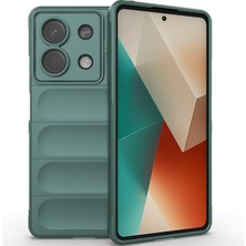 Eabhulie Xiaomi Redmi Note 13 Için Yumuşak Tpu Kaymaz Telefon Kılıfı - Yeşil (Yurt Dışından)