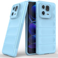 Eabhulie Xiaomi 13 Pro Için Yumuşak Tpu Kaymaz Telefon Kılıfı - Mavi (Yurt Dışından)